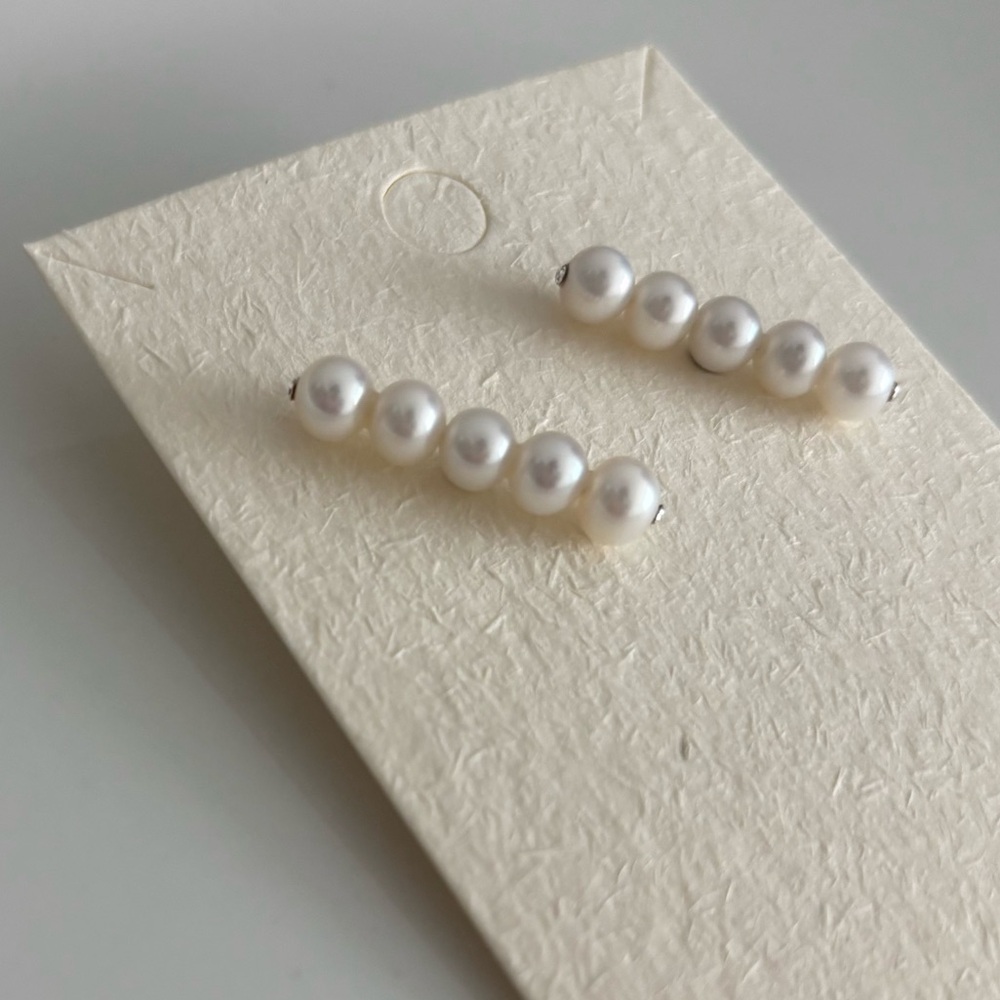 Freshwater Pearl Earrings - Picture 4 of 8